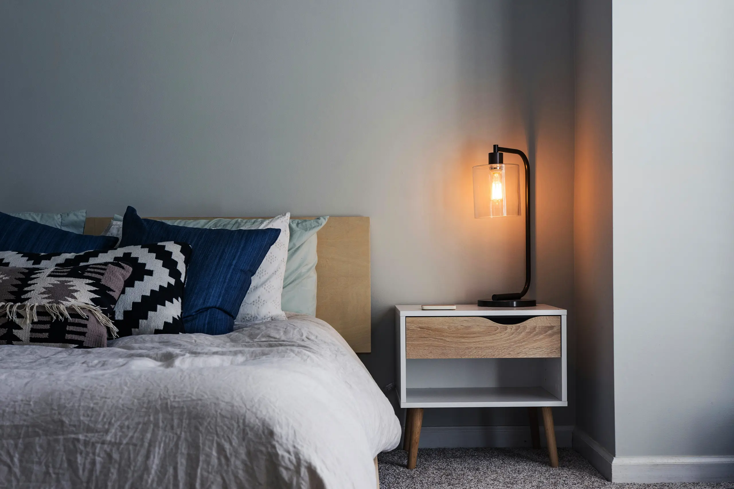 Chambre lit douillet